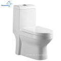 Aquakubische Sanitärwaren Doppelspüschkeramikwaschung eine Stück -Stück -Toilette